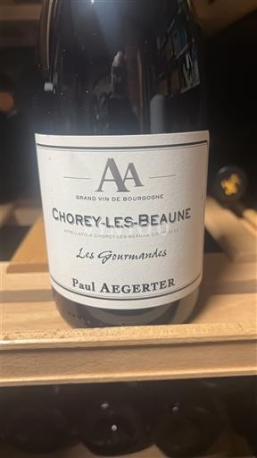 Bourgogne Chorey-lès-Beaune Paul Aegerter Les Gourmandes Ikke årgangsbestemt