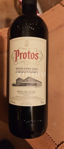 Castela e Leão Ribera del Duero Protos Tinto Fino 10 Meses en Barrica 2021
