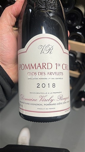 Bourgogne Pommard Premier Cru Domaine Vincent Vieilly-Rougeot Clos des Arvelets 2018