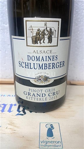 Алзас Пино гри Grand Cru Domaine Domaines Schlumberger KITTERLE 2015