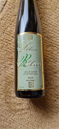 Rượu vang Blanc sec Délice de Rhubarbe Clair de Lorraine 2016 Pháp Lorraine Vin de France