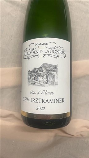Alsace Gewurztraminer Domaine Allimant-Laugner 2022