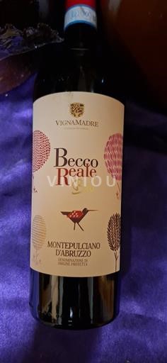 Abruzzo Montepulciano d'Abruzzo Vignamadre Becco Reale Không niên vụ