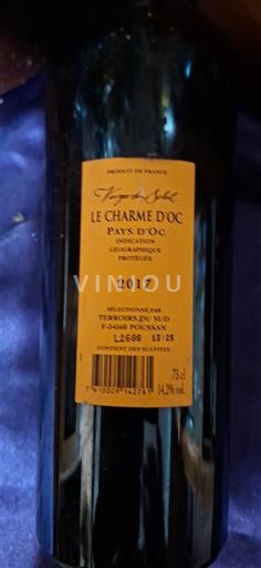 Languedoc y Rosellón País de Oc Terroirs du Sud Le Charme d'Oc 2017
