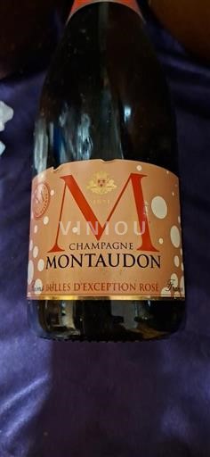 Peneča vina Rosé brut Bulles d'Exception Rosé Montaudon Non millésimé Francija Šampanja Šampanjec AOC