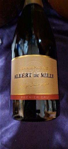 Champagne Premier Cru Albert de Milly Non Millésimé