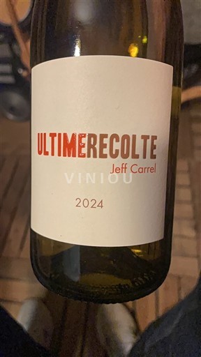 Vin Blanc sec Ultime Récolte Jeff Carrel 2024 France Languedoc et Roussillon Pays d'oc IGP