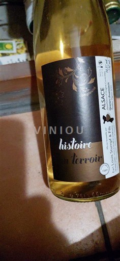 Alsace Vins Koenig Histoire de Terroir Icke årgångsbetecknad