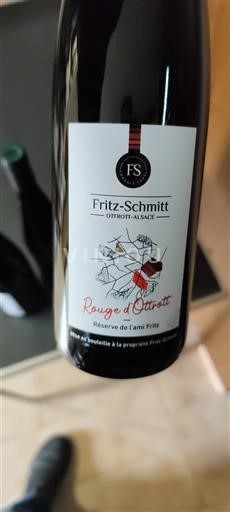 Alsace Fritz-Schmitt Rouge d'Ottrott Réserve de l'ami Fritz 2023