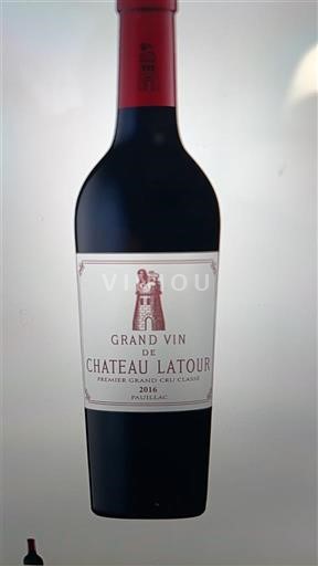 Wines Rouge sec Grand Vin de Château Latour Château Latour 2016 France Bordeaux Pauillac AOC