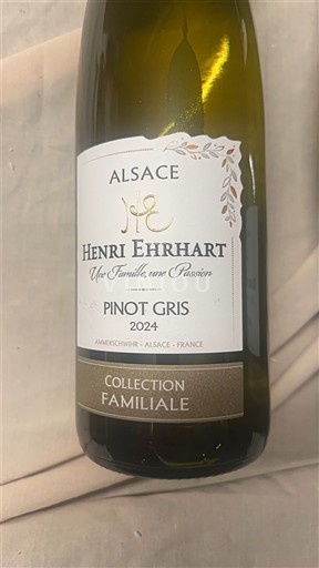 Alsacia Pinot gris Henri Ehrhart Collection Familiale 2024