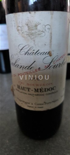 Bordeaux Haut-Médoc Château Lalande Lartigue 1996