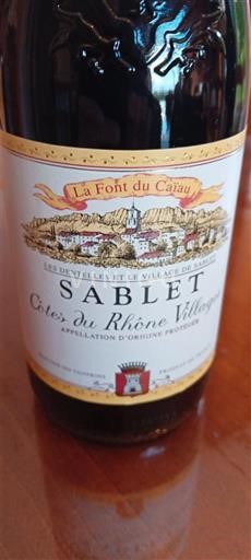 Thung lũng Rhône Không được chỉ định La Font du Catau Không niên vụ