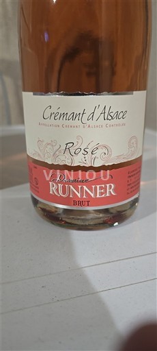 Elsass Crémant d'Alsace Domaine Ruhlmann RUNNER Brut Rosé Ohne Jahrgang