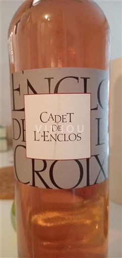 Rượu vang Rosé sec Cadet de l'Enclos 2023 Pháp Bordeaux Bordeaux hồng AOC
