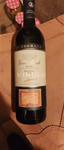 La Rioja Rioja Berberana Viña Alarde Reserva 1996