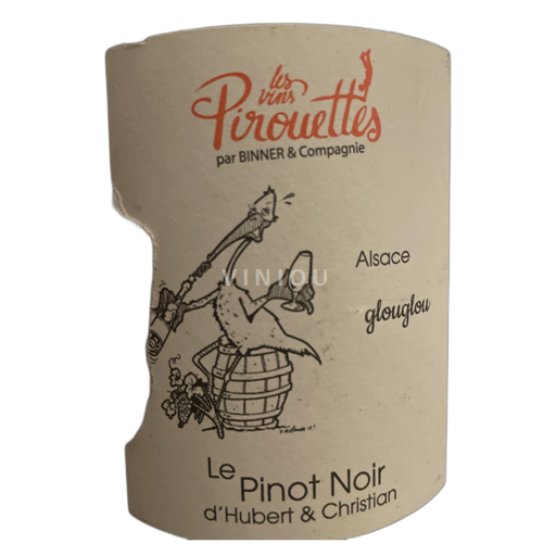Alsace Không được chỉ định Les Vins Pirouettes glouglou 2018