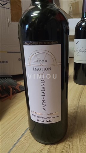 Bordeaux Listrac-Médoc Mayne-Lalande Émotion 2009