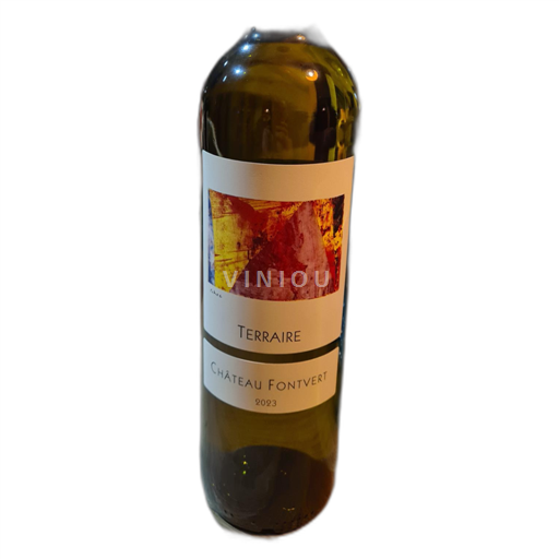 Vin Blanc sec Terraire Château Fontvert 2023 France Vallée du Rhône Luberon AOC