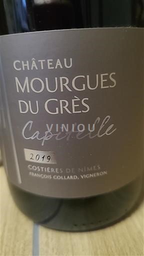 Vale do Ródano Costières de Nîmes Château Mourgues du Grès Capitelle 2019