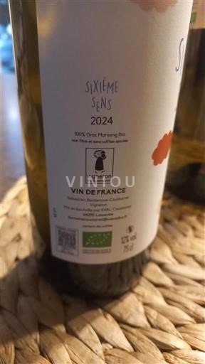 Languedoque Não especificado Vigneron Nature Lemaire Sixième Sens 2024