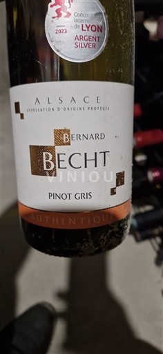 Alsacia Château Bernard Becht Authentique 2020