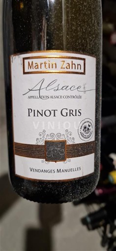 Alsacia Martin Zahn Pinot Gris 2021