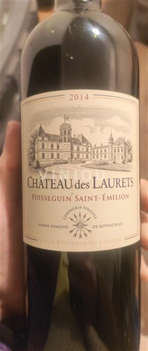 Bordeaux Puisseguin-saint-émilion Château S Laurets 2014