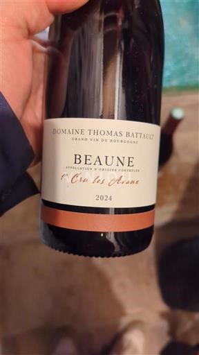 Burgundy Beaune Premier Cru Domaine Thomas Battault 1er Cru Les Avaux 2024