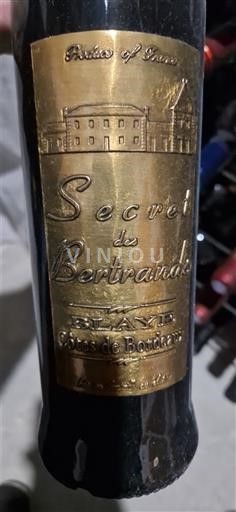 Bordeaux Côtes-de-blaye Bertrands Secret des Bertrand 2012