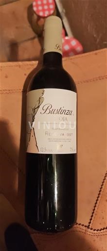 La Rioja Rioja Bustinza Reserva 1997