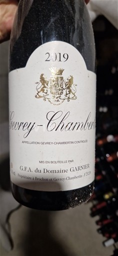 Bourgogne Gevrey-chambertin Domaine Garnier 2019