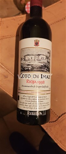 La Rioja Rioja Coto de Imaz Reserva 1998