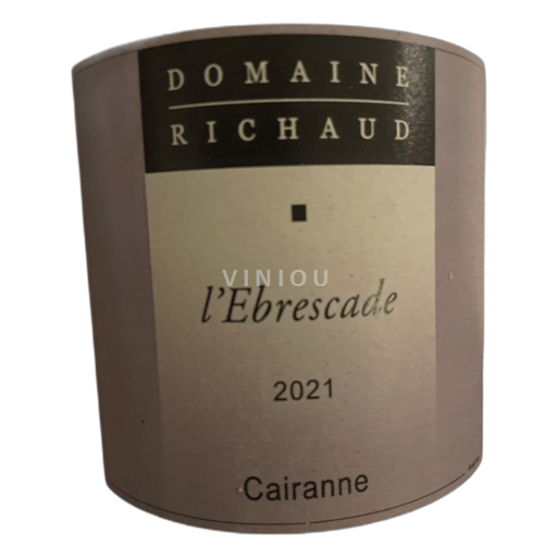 Thung lũng Rhône Cairanne Domaine Richaud l'Ebrescade 2021