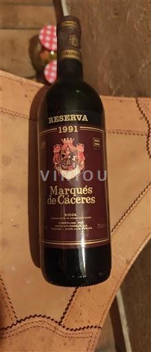 La Rioja Rioja Marqués de Cáceres Reserva 1991