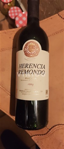 La Rioja Rioja Herencia Remondo 1996
