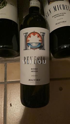 Vin Blanc sec Renesio Malvira 2022 Italie Piémont Roero Arneis DOCG