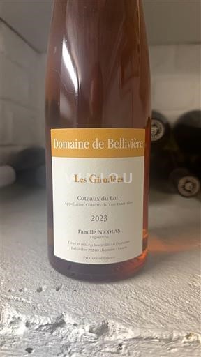 Valle del Loira Coteaux del Loira Domaine Bellivière Les Giroflées 2023