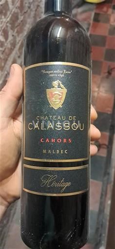 Sydvestfrankrig Cahors Château Calassou Héritage Ikke årgangsbestemt