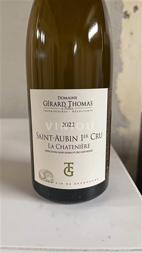 Bourgogne Saint-Aubin Premier Cru Domaine Gérard Thomas La Chatenière 2022
