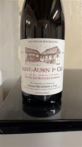 Bourgogne Saint-Aubin Premier Cru Henri Prudhon & Fils Les Rouges-Gorges 2020