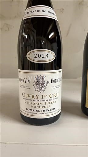Borgonha Não especificado Premier Cru Domaine Thénard Clos Saint-Pierre Monopole 2023