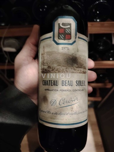 Bordeaux Pomerol Château Beau Soleil 1971