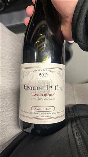 Bourgogne Premier Cru Alain Billard Les Aigrots 2017