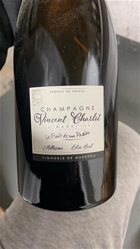 Champagne Vincent Charlot Le Fruit de ma Passion 2017