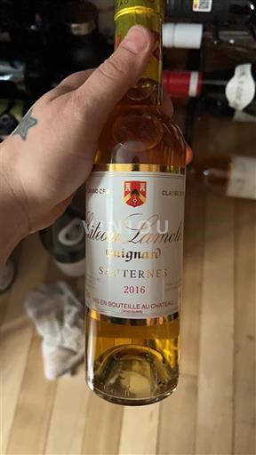 Burdeos Sauternes Château Lamothe Guignard 2016