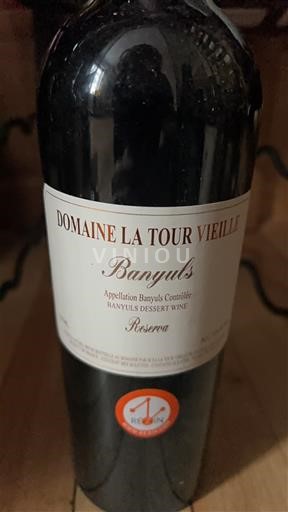 Roussillon Banyuls Domaine La Tour Vieille Reserva Não Sazonado