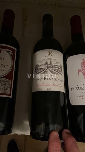 Bordeaux Saint-Émilion Grand Cru Grand Cru Château Gravet Renaissance 2016