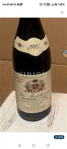 Бургундія Не вказано Premier Cru Domaine Monthelie Douhairet Porcheret Les Montrevenots 1995