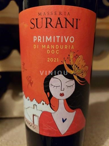 Apulien Primitivo di Manduria Tommasi Surani 2021